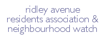 Ridley Avenue Residents Association